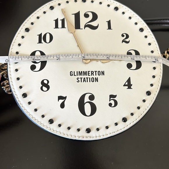 Kate Spade Rare Glimmerton Station Clock Watch Crossbody ❤️NEW❤️ - Picture 11 of 12